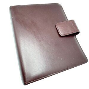 Day Runner Genuine Leather Classic Size Planner Binder Organizer